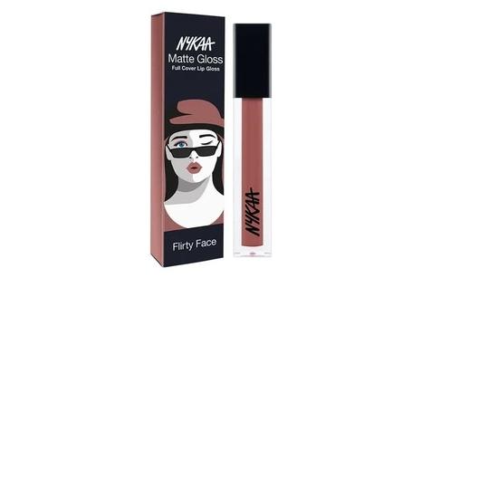 Nykaa 8hour Lasting Full Cover Matte Gloss - Flirty Face