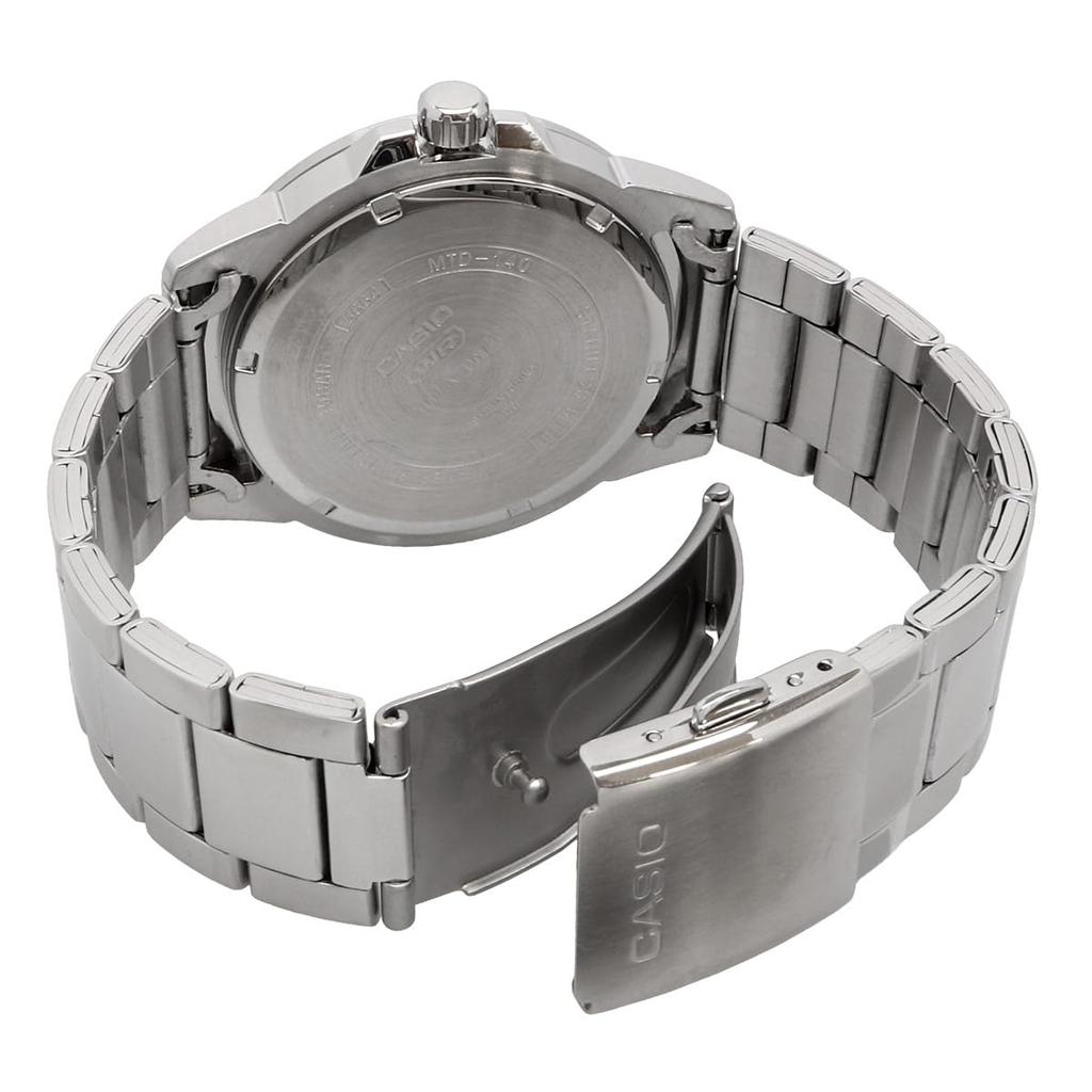 Casio Standart Analog Kuvars Saat MTD-140D-2AV Metal Kordon Mavi Erkek
