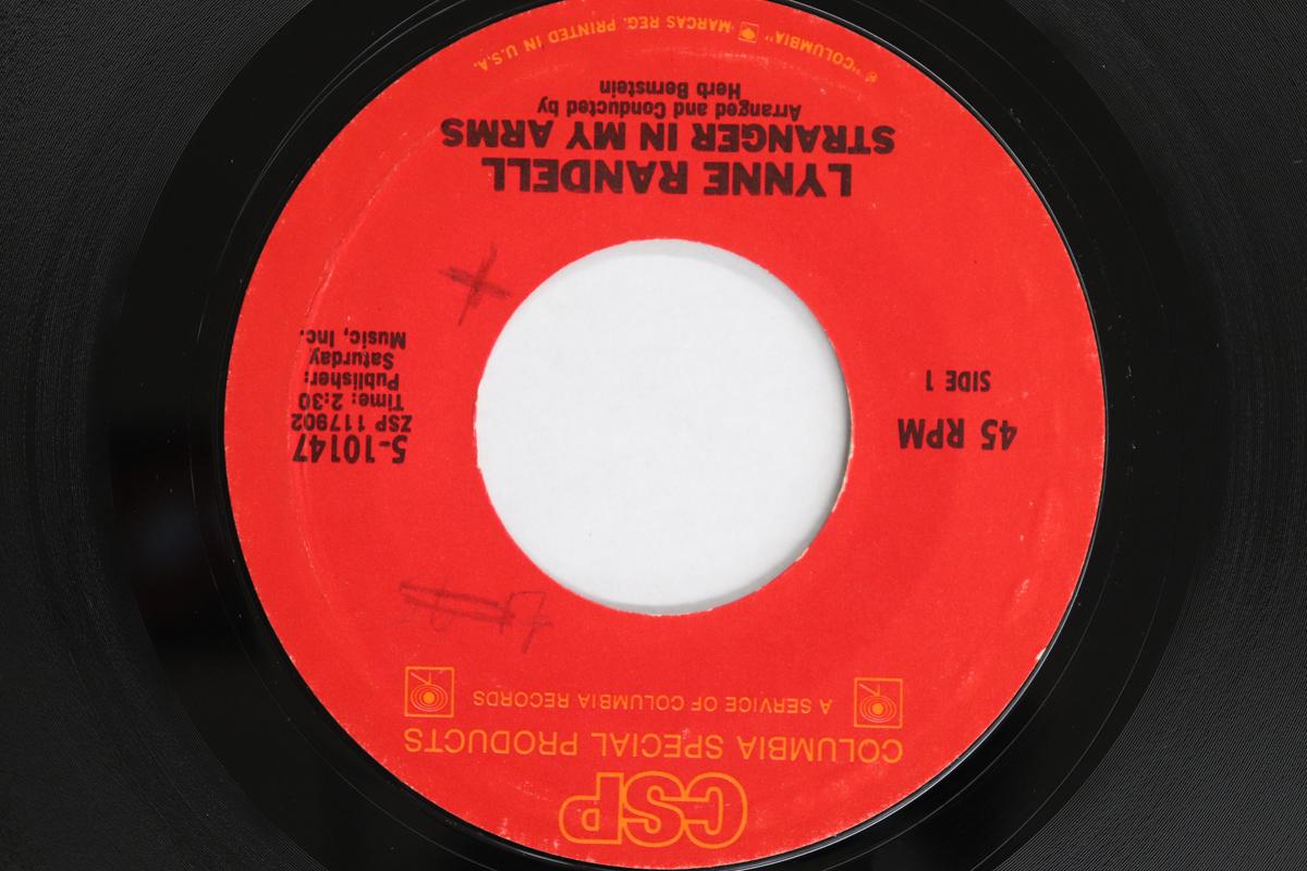 

7inch Record LYNNE RANDELL - Stranger In My Arms / Ciao Baby 510147 COLUMBIA SPECIA 1978 US Soul/Funk Used