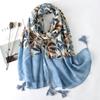 Luxury Brand  Autumn Winter Women Scarf Beach Shawl Cotton Lady Fashion Flower Scarves Bandana Pashmina Wrap Hijab Muffler