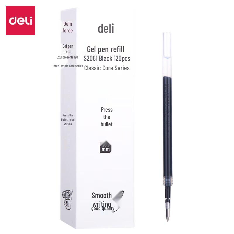 Deli S206 Ret retractable Gel Pen Refills
