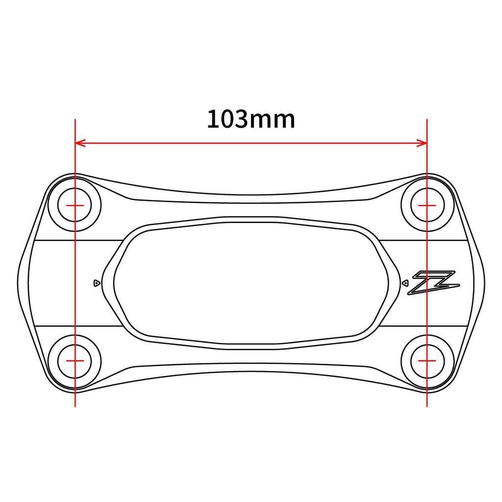 ZETA RACING YZ250F YZ250FX YZ450FX WR250F Stabilizer SX for Large Diameter Bars Increased Rigidity F4598 Part Dirt Freak DIRTFREAK YZ400F~450F
