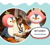Large Fruit Penguin Pillow: Cute Antarctic Plush Toy for Bed, Huggable Sleeping Doll, Birthday Gift for Girls