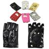 Women's Half-Finger Steel Pole Dance Gloves for Nightclub and Fashion Shows