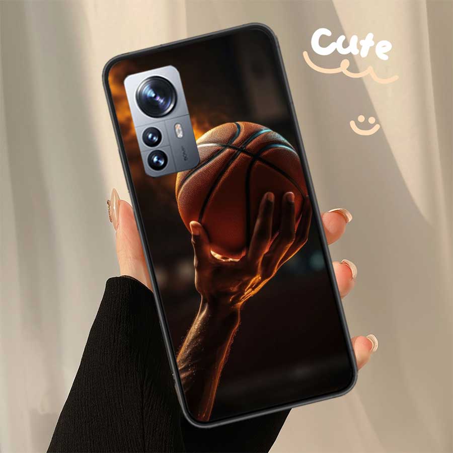 Basketball Phone Case For Xiaomi Poco X7 X6 X5 X4 X3 GT NFC M4 M5 Pro 5G M3 Mi F6 F5 F4 F3 F2 F1 Capa Coque TPU Cover Clear Fund