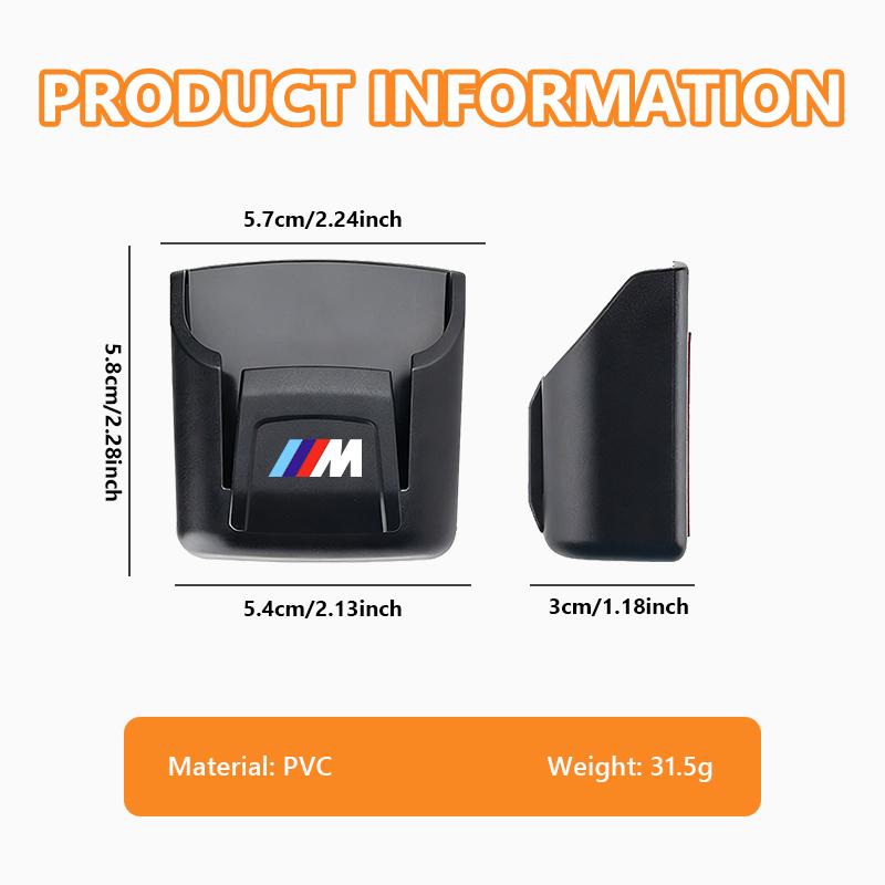 Car Storage Box Phone Cable Coin Holder Sundries Box Key Organizer For BMW M 1 3 4 5 6 7 Series X1 X3 X4 X5 G20 G38 F48 E36 E39