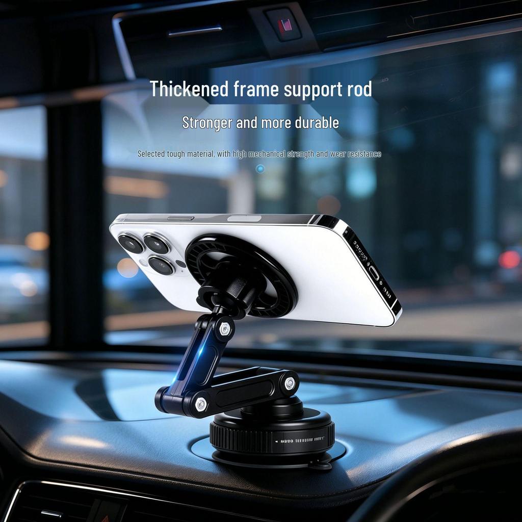 Magnetic Rotating Car Phone Holder with Suction Cup