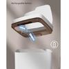 Battery Powered Waste Basket with Sensors Lid Easily Disposal Automatic Garbage Can for Cleanliness Enthusiasts