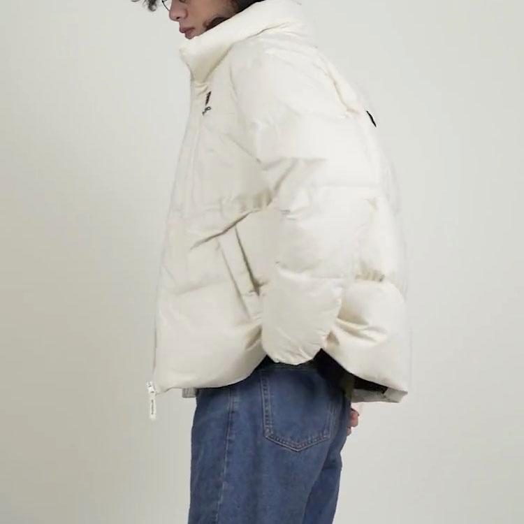 New Balance Short Down Jacket Asia Sizing 'White' Unisex 5PB43053-CRE