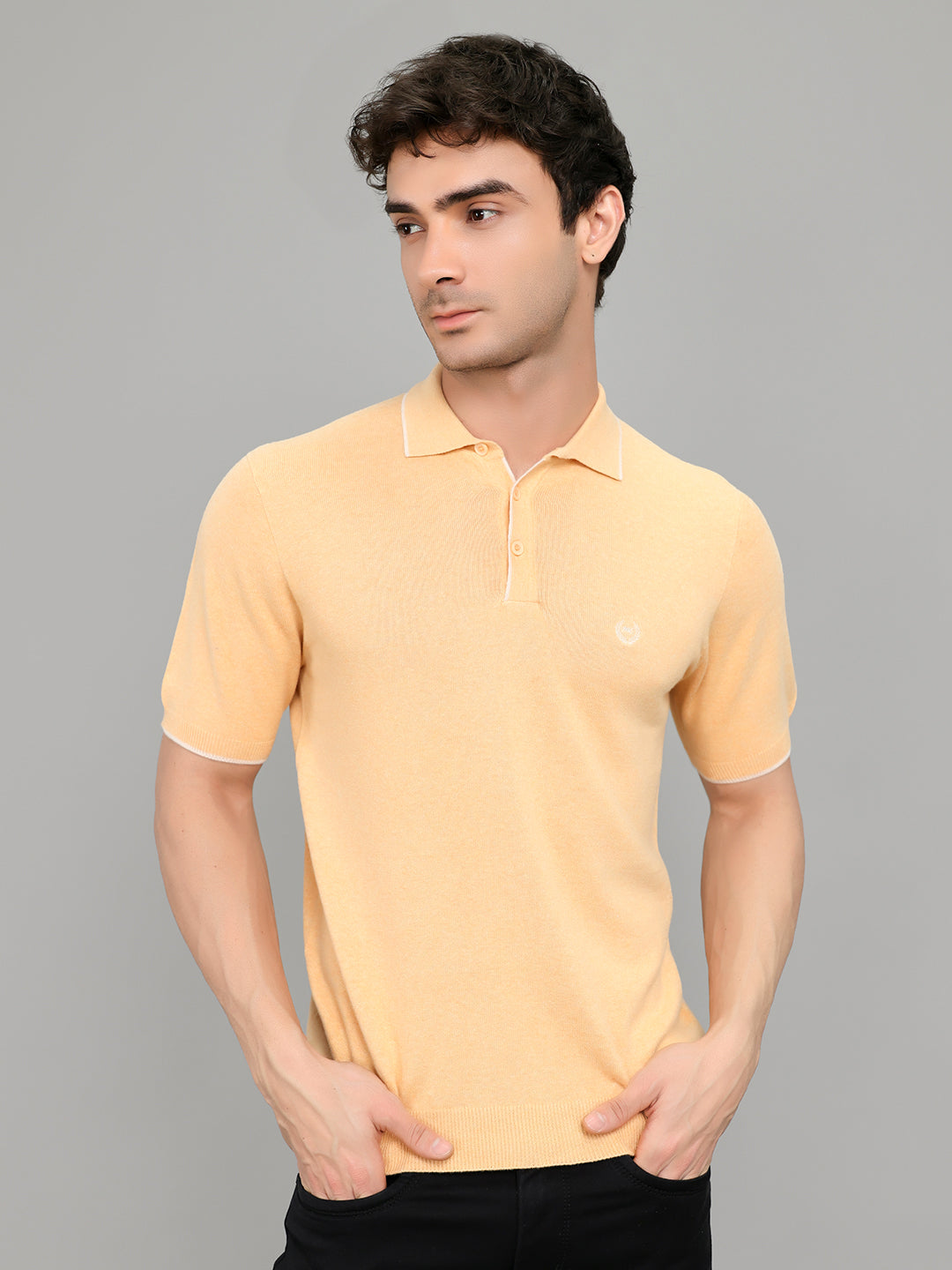 Monte Carlo Men Regular Fit Orange Tshirt M оранжевый