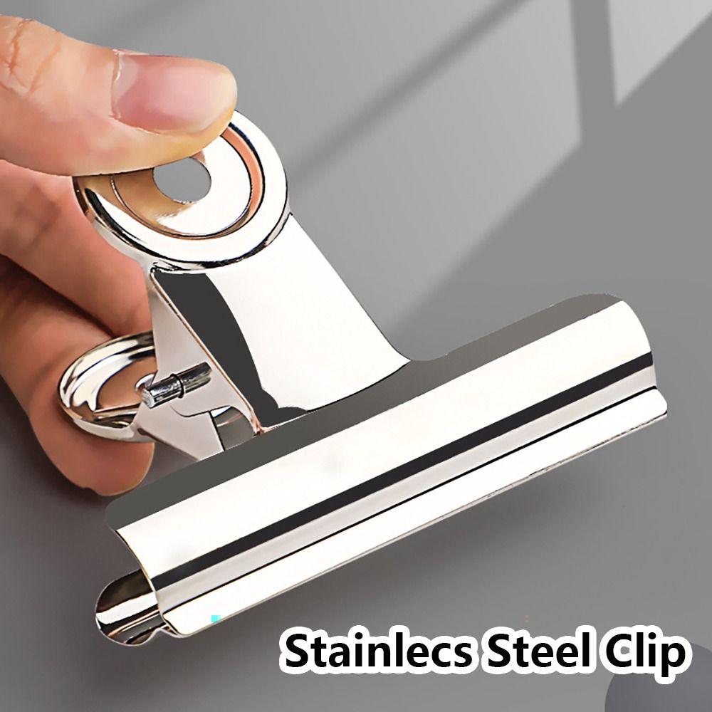 Universelle Runde Klemme Metall Büroklammer Einfacher Ticketordner Studenten