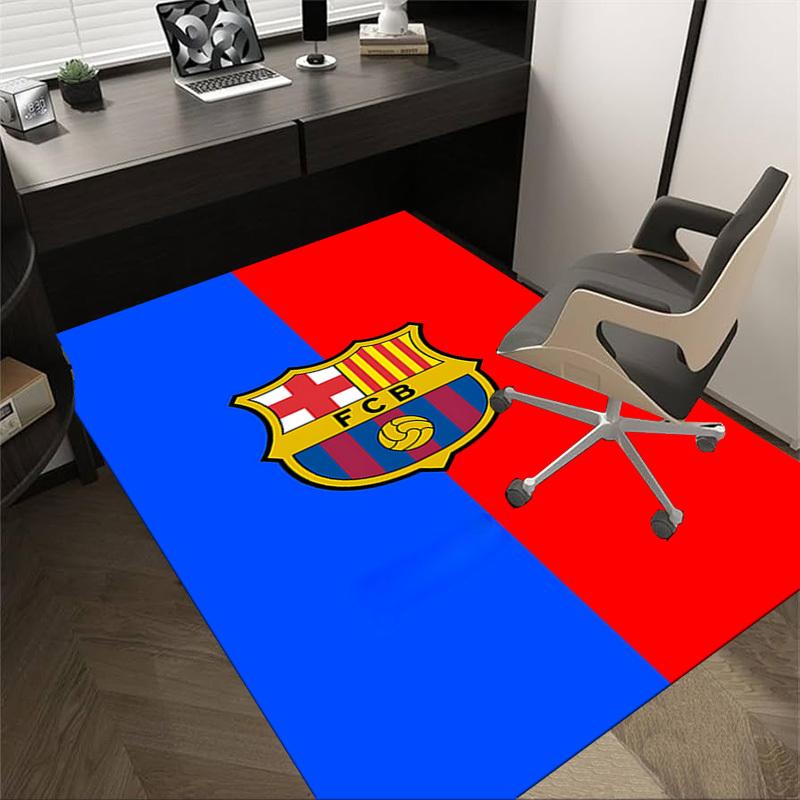 1 szt. Dywan podłogowy FC Barcelona Extra Duży Antypoślizgowy, Biuro, Rodzina, Sypialnia, Studio Duży Dywan Dywany do Wnętrz