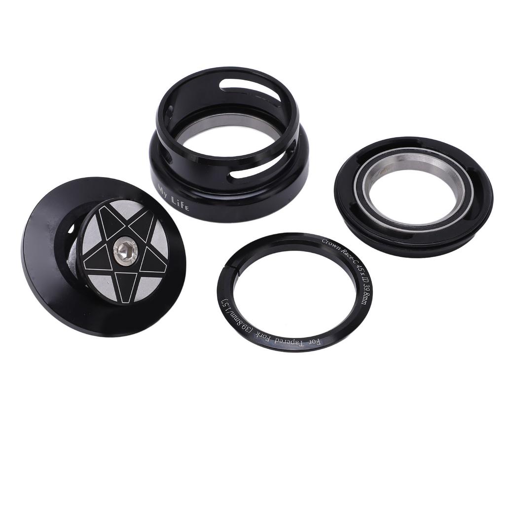 Mountain Bike Headset Double Bearing Good Sealing Waterproof Heavy Duty Headset Top Cover Bearings for 49.7mm Frame