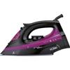 SOLAC New Optima Pro -PV2114 Fer Vapeur - 2600 W - Semelle Céramique - Noir Et Rose