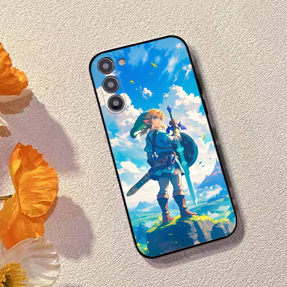 Game Z-Zelda L-Link Phone Case For Samsung Galaxy A73,A72,A71,A70,A53,A52,A51,Soft Silicone Black Cover