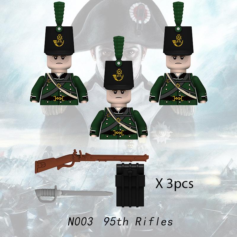 Μεσαιωνικός Ιππότης & Στρατιώτης Ναπολεόντειων Πολέμων Φιγούρες Βρετανικός Γαλλικός Στρατός MOC Δομικά Τουβλάκια Στρατιωτικά Τουβλάκια Παιχνίδι για Παιδιά Δώρο
