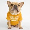 Dog Accessories Pet Vest Letter Printing Two-legged Dog Cloth Round Neck Vest