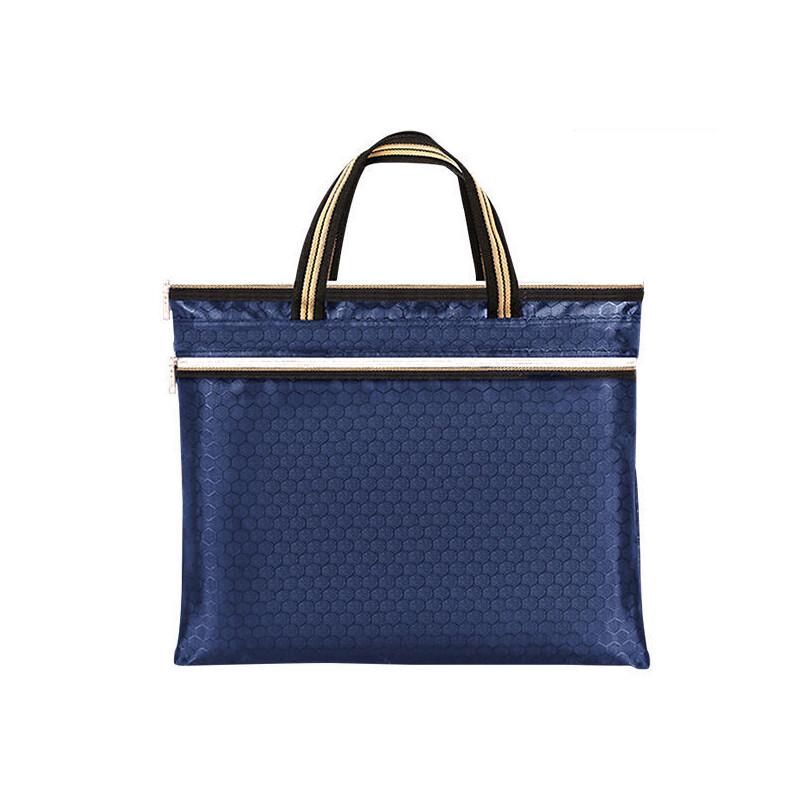 Football Pattern Oxford Document Briefcase темно-синий