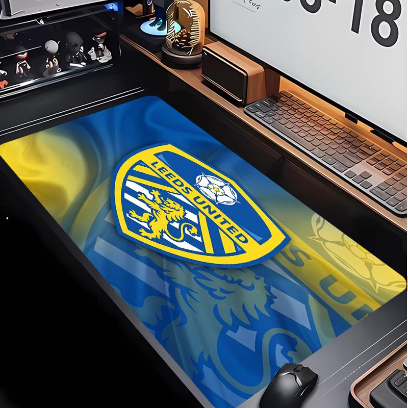 Leeds United Football Pattern Mouse Pad Non?Slip Rubber Base Gaming Mousepad For Desk Office Home