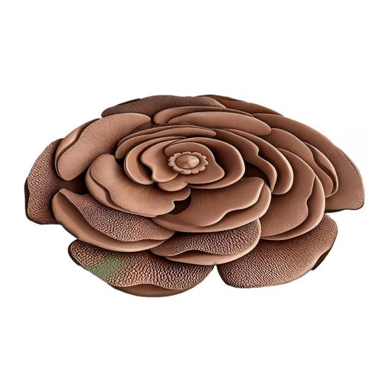 Килимок для підлоги Нековзкий Килим з квітковим візерунком 3D Реалістичний візерунок Килимок для ванної Супервбираючий Килимок для душу Швидкосохнучий М'який килим