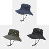 Casual Outdoor Sun Hat With Wide Brim Waterproof Breathable For Hiking And Travel