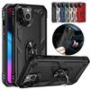 Phone Case For iPhone 14 Pro Max Military Grade Shockproof Bumper Armor Ring Stand Back Cover For iPhone 14 14pro 14plus 14promax Hard PC Cases