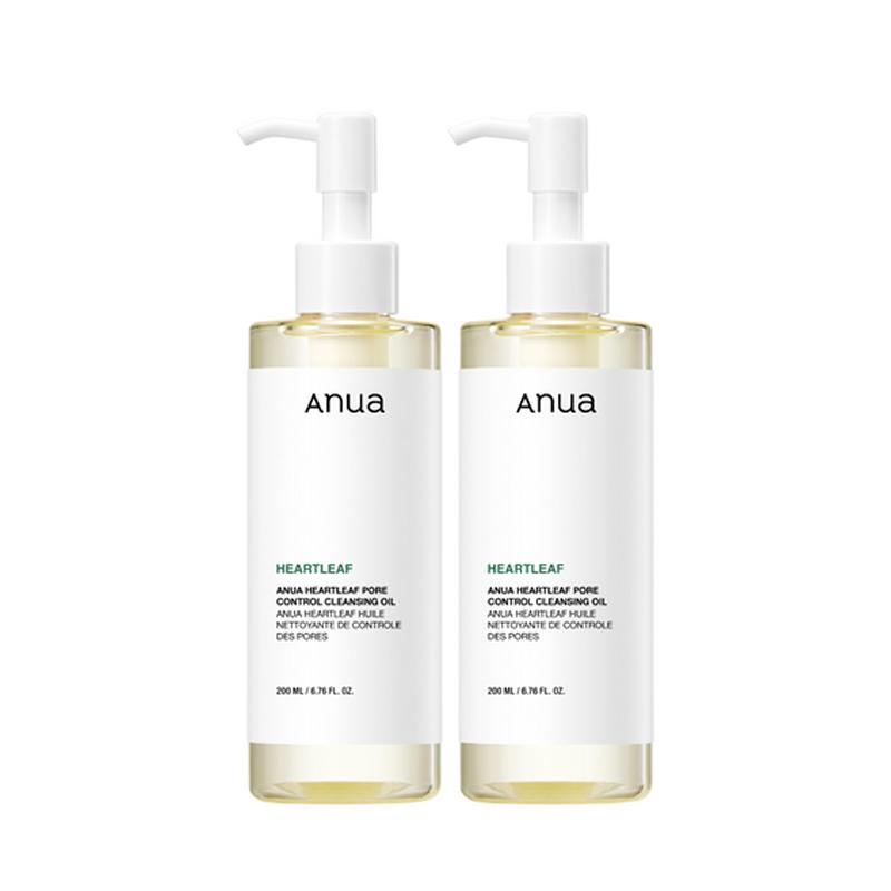ANUA Heartleaf Pore Control Cleansing Oil Deep Cleansing & Sebum Care 200ml x 2 Set