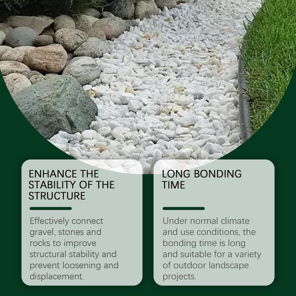 Garden Gravel Adhesive Covering Gravel Adhesive Is Suitable For Outdoor Sidewalks, Courtyards And Driveways,100ml