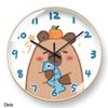 Capybara Cartoon Wall Clock: Cute, Creative, Automatic Time Adjustment for Living Room & Bedroom Decor