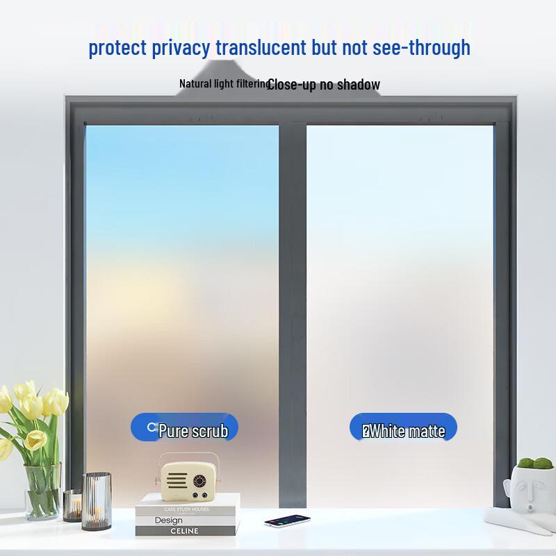 Gong Baili Frosted Glass Privacy Window Film