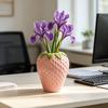 Ceramic Flower Pots Strawberry Hole Plant Pot Shaped with Drainage Cute Decorative Planters