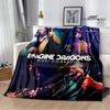 Rock Band Imagine Dragons Printed blankets Flannel Warm blanket Soft Cozy Blanket Travel Blankets bed linings Birthday Gift
