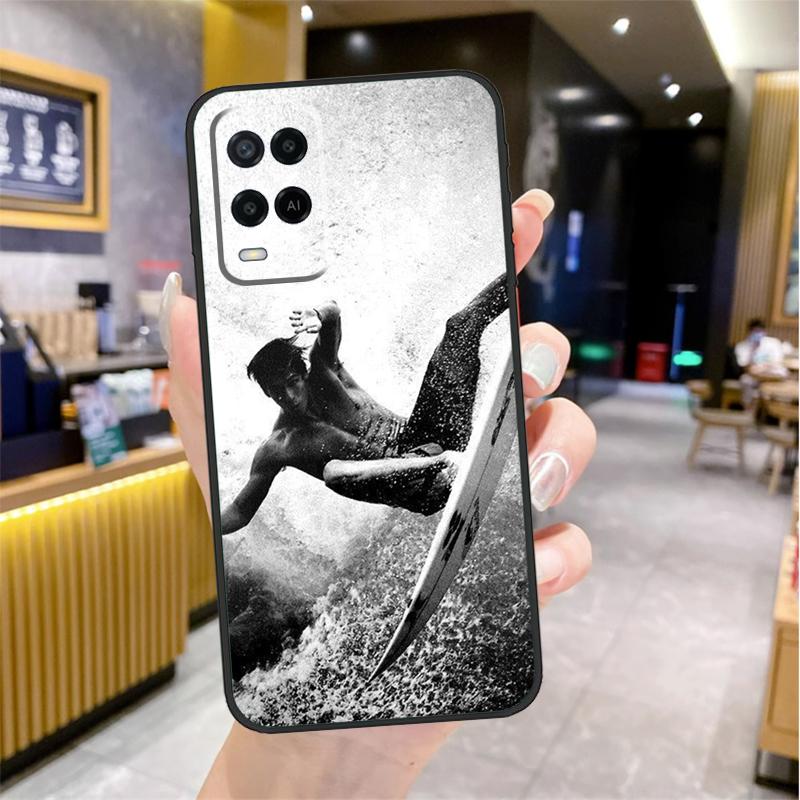 Surfer Surf Hang Loose Shak Case For Oppo A74 A54 A94 A78 A98 A18 A60 A80 A40 A38 A58 A96 A76 A16 A15 A17 A57 A77 A5 Pro
