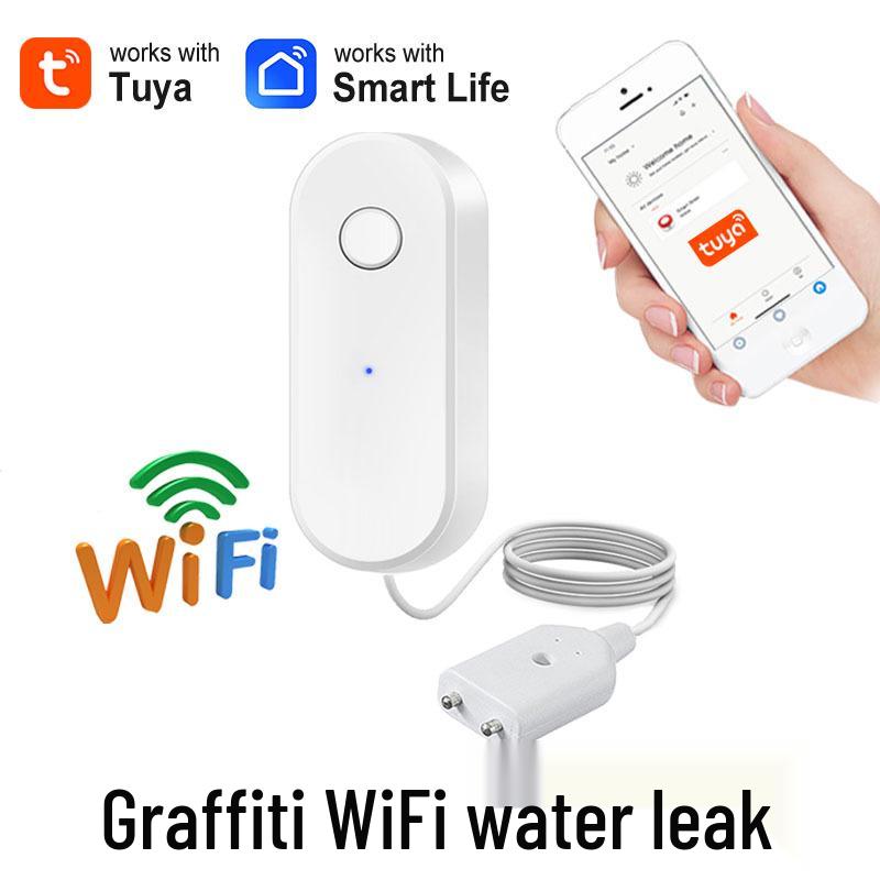 Tuya Zigbee WiFi Smart Water Leak Detector & Alarm for Kitchen
