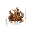 Mini Statue Ornament Unique Collectible Antique Sculpture Tea Pet for Shelf Living Room Home Car
