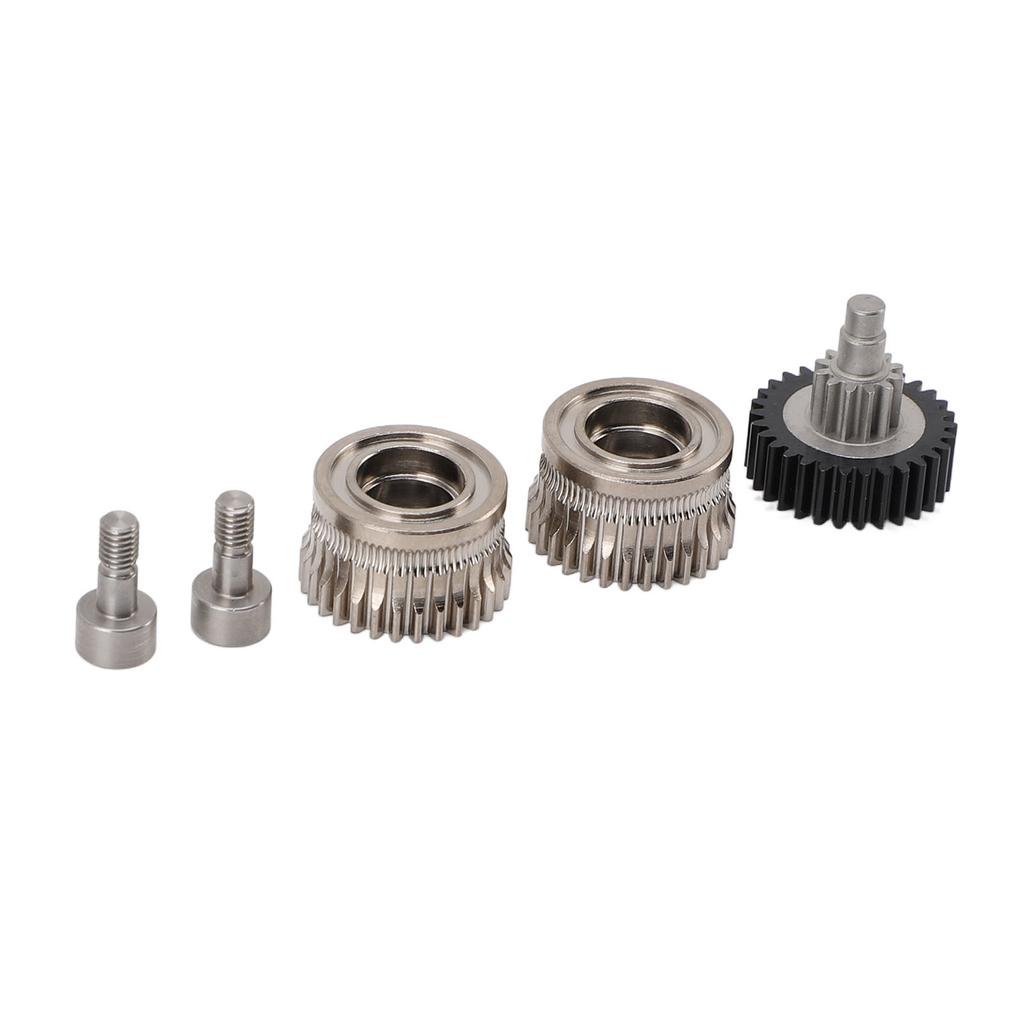 Extruderzahnrad Ni-beschichtet Gehärteter Stahl Vollmetall Filament-Antriebszahnrad für K1C K1 Maximaler 3D-Drucker Zubehör