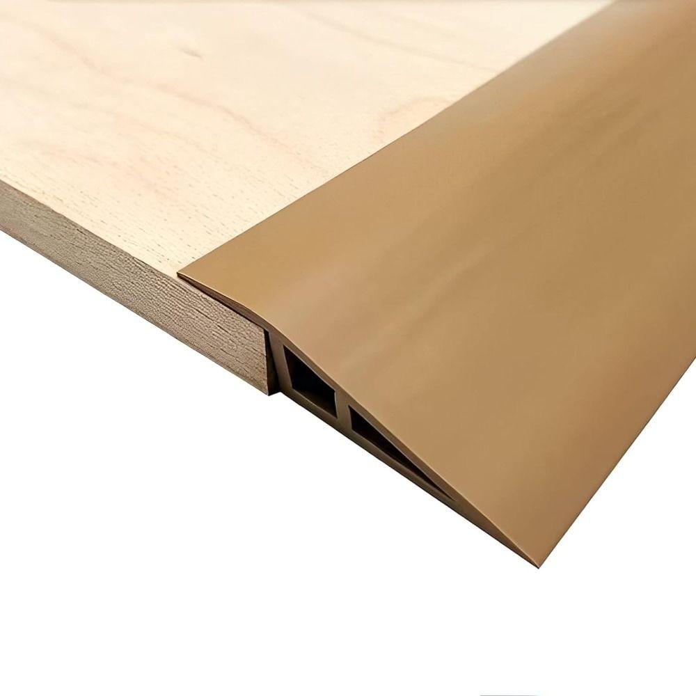 Carpet To Tile Floor Transition Strip Self Adhesive PVC Threshold Ramp Wear-resistant Cuttable Flat Button Strip Household