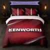 Kenworth Print 3-teiliges Bettwäsche-Set Bettbezug mit zwei Kissenbezügen Weiche Bettwäsche für Haushalt Schlafzimmer