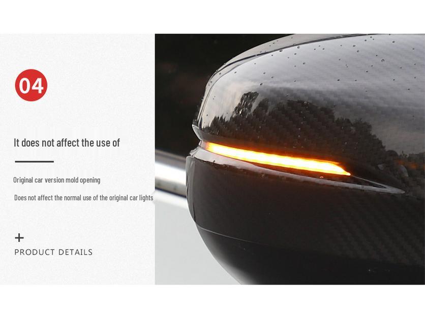 Tantan Carbon Fiber Rearview Mirror Shell for GAC Honda Odyssey - Dry Real Carbon Fiber Exterior Modification