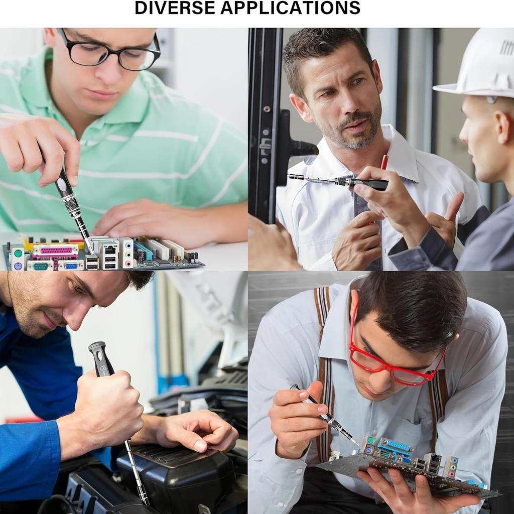 Magnetic Screwdriver Set with Case - 30 Bits Precision Repair Tool Kit,Screwdriver Tool for Watch, Phones, Laptop for Men & DIY Enthusiasts