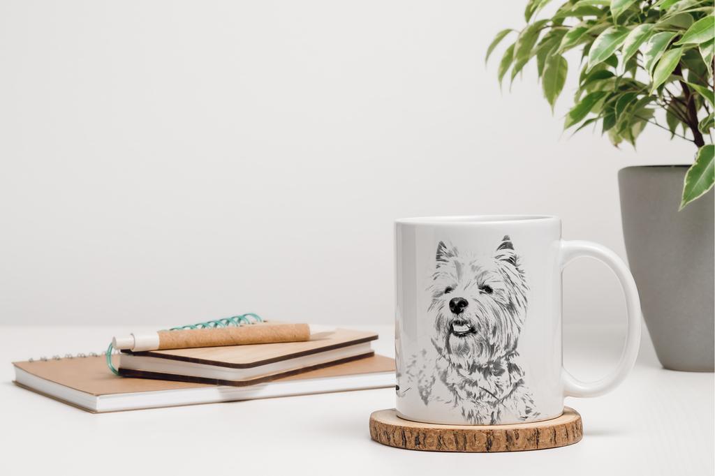 West Highland White Terrier, Westie, Westy - Cup with a Dog, Personalized Cup with a Print, a Classic Gift for Everyone from the Art-Dog Brand