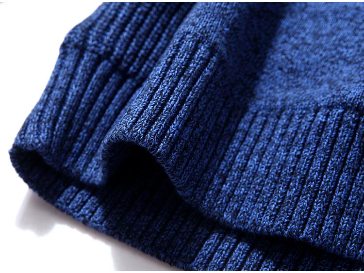JEEP SPIRIT Men's Fleece-Lined Hooded Pullover Sweater, Plus Size, Warm Knitwear 2022