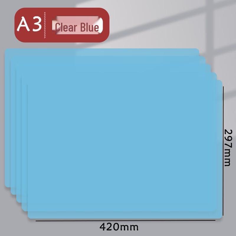 Набор прозрачных пластиковых планшетов для письма