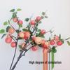 High-End Artificial Fruit Branch with Apples, Pomegranates, Oranges, Persimmons, and Lemons for Home Decor.