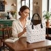  Christmas Printed Casual Canvas Tote Bag