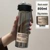 Universal MUJI-Style Portable Water Cup for Students - Simple, High-Value Design for Men and Women
