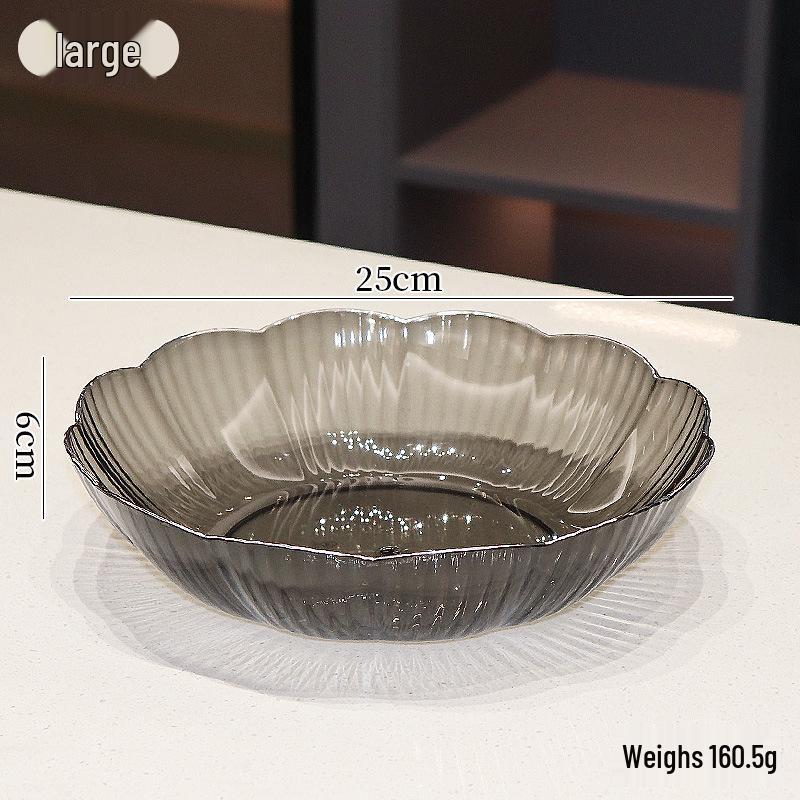 2023 Drenajlı Lüks Meyve ve Atıştırmalık Kasesi - Sehpa İçin Zarif ve Geniş