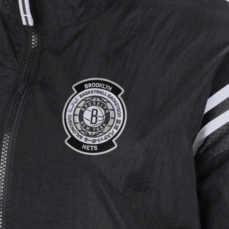 Nike Brooklyn Nets Courtside Sports Jersey Women Tops Black CN0244-010