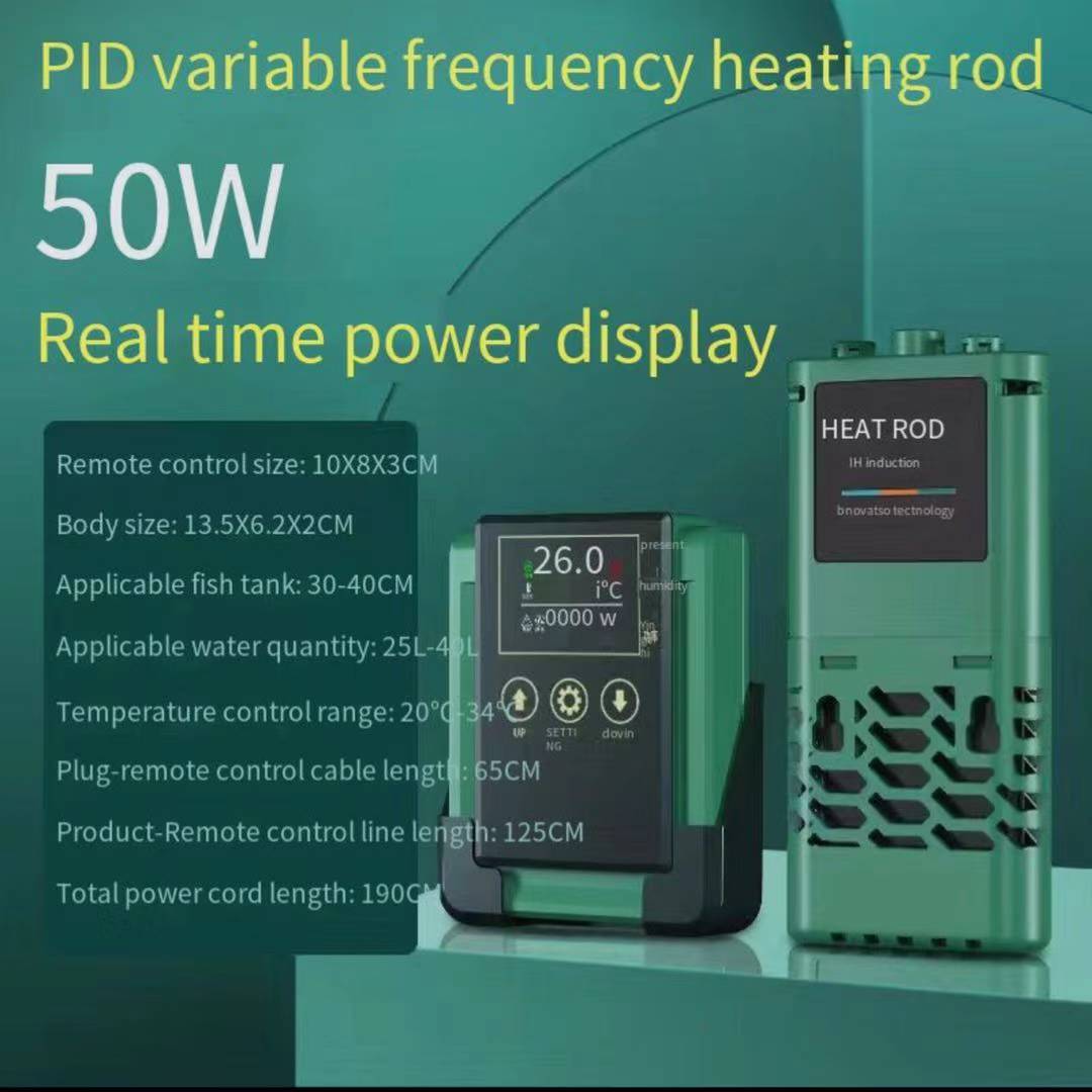 Ptc Fish Tank High-power Heater Variable Frequency Constant Temperature Heating Rod Super Power Saving Aquarium Accessories 220v 220-240V 50-60HZ