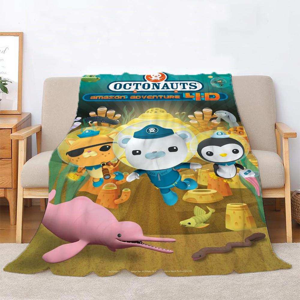 The Octonauts Thermal Blankets for Bed Blanket 150cm X 200cm Knitted Plaid Home Interior Luxury Bedding Beach Towel Throw Knee &